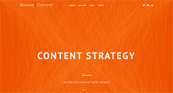 Desktop Screenshot of manioncontent.com